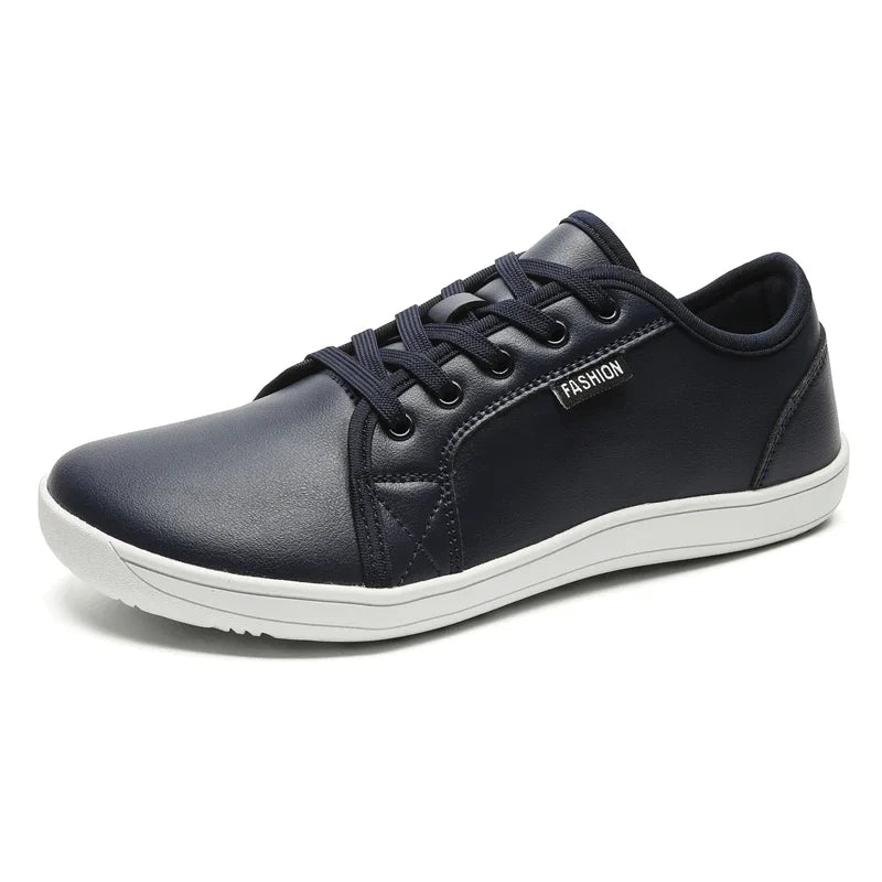 The Wide Toe BareFlex™ Leather Sneaker